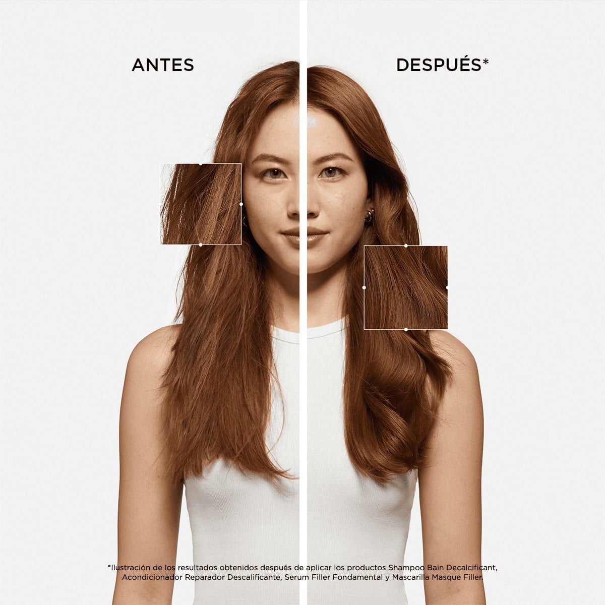 kerastase premiere cabello dañado por la plancha antes y despues